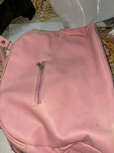 Chic Pink Quilted Travel Bag