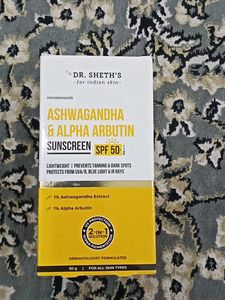 Dr. Sheth's Ashwagandha & Alpha Arbutin