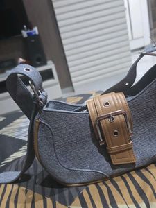 Denim Hobo Bag