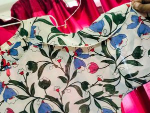 Floral Cold Shoulder Top