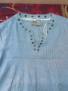 Casual Blue Tunic