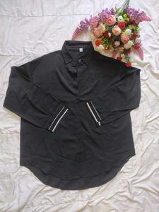 Stylish Black Long Sleeve Shirt