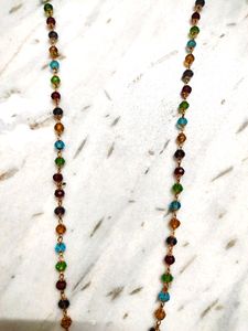Multicolored Beads Crystal Necklace