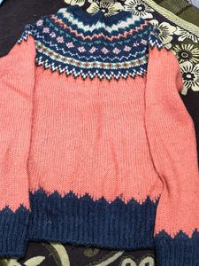 Cozy Fair Isle Knit Sweater