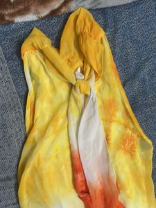 Tie-Dye Halter Neck Dress