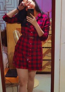 Red Plaid Shirt Dress Christmas Special