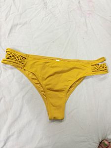 Yellow Braided Bikini Bottom