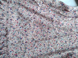 Vintage Floral Lace Collar Dress