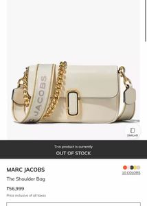 Chic Cream Chain Shoulder Bag