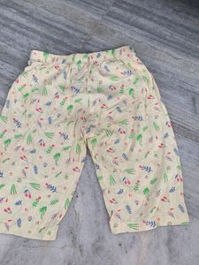 Cute Pajama Shorts with Floral Print