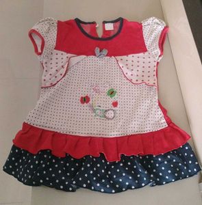 Cute Polka Dot Baby Girl Dress