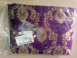 Purple 💜 Beautiful Soft Lichi Pattu Silk Saree