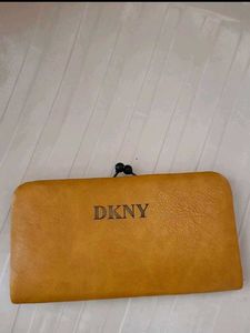 DKNY Yellow Wallet
