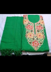 Beautiful Green Embroidered Kurta Set