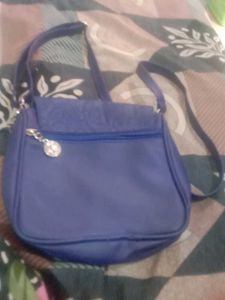 3 chic Blue Printed Sling Bag