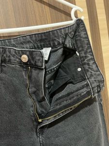 Washed Black Ripped Jeans