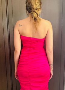 Stunning Ruched Strapless Dress