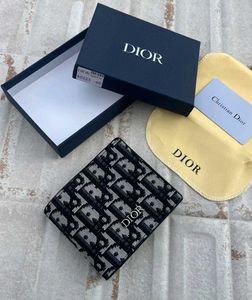 Dior Monogram Bifold Wallet FOR MENS WD BOX