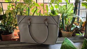 Chic White Tote Bag