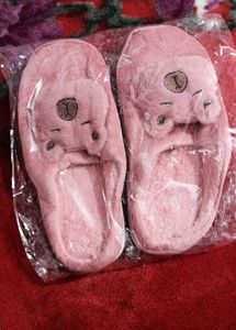 Ultra-Soft Winter Teddy Bear Woman Slippers