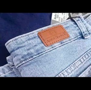 Acid Wash Wide Leg Jeans