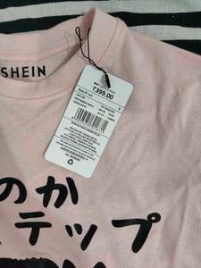 Cute Pink Cat Graphic T-Shirt