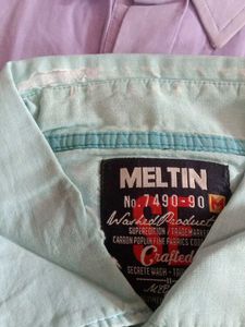 Light Blue Short Sleeve Button Down