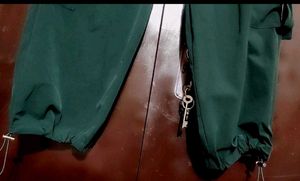 Sea Green Cargo Pant For Girl Or Women 34 Waist