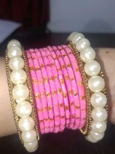 Pearl Bangle Set