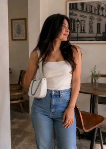 Chic White H&M Handbag