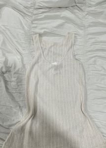 H&M with tag cream knit tank top