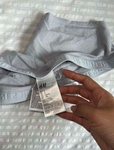 Grey Ribbed Hennes Underwear
