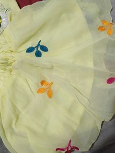 Cute Yellow Ruffled Dress