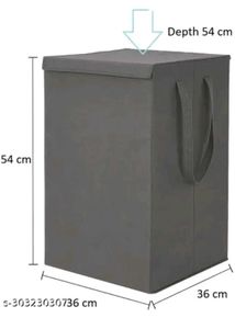 Grey Storage Box with Lid