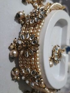 Exquisite Pearl & Kundan Bridal Set