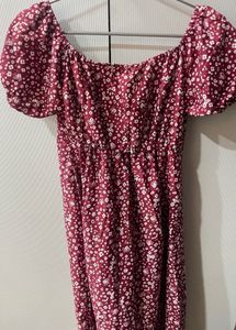 Floral Off-Shoulder Maxi Dress
