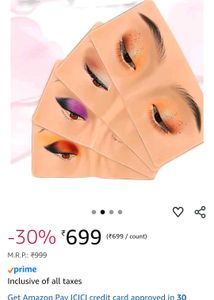 Eye Makeup Dummy Or Board