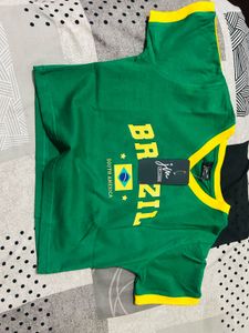 Brazil Themed Green T-Shirt