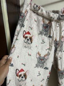 Cute Dog Print Pajama Pants