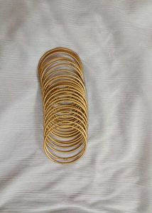 Set of Golden Bangles