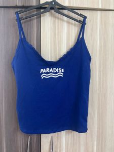 PARADISE LACE Trimmed top