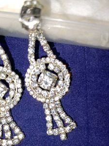 Sparkling Crystal Dangle Earrings