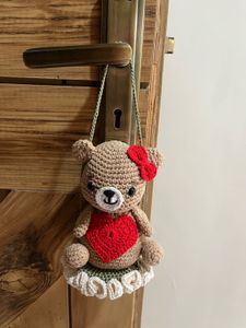 Crocheted Teddy Bear Decor