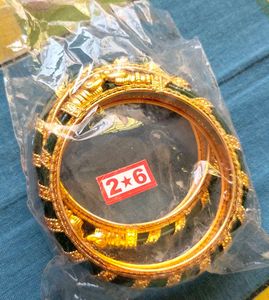 Elegant Gold-Plated Bangle Set