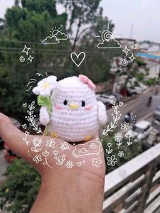 cute diy crochet summer duck