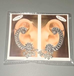 Silver Oxidized Jhumka Earrings