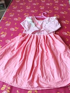 Beautiful Pink Ethnic Gown