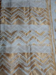 DUPATTA White Soft Cotton Mix