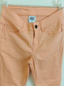 Vero Moda Peach Colored Skinny Jeans/Jeggings