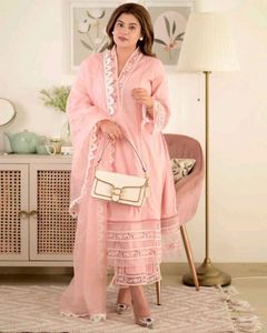 Pakistani Maska cotton Peach XXL